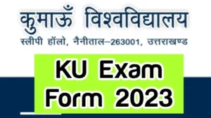 Kumaun University Exam Form 2023