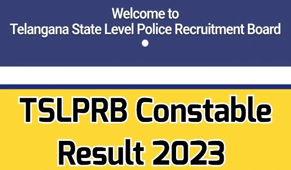 TSLPRB Constable Result 