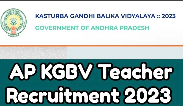 AP KGBV Teacher Recruitment