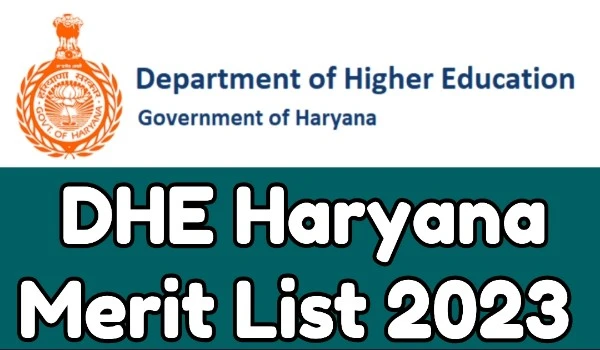 DHE Haryana Merit List