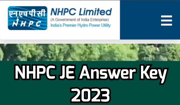 NHPC JE Answer Key