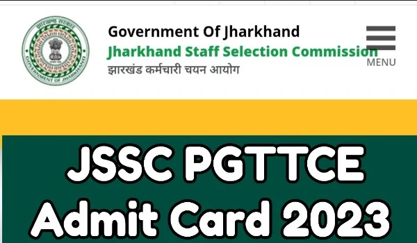 JSSC PGTTCE Admit Card