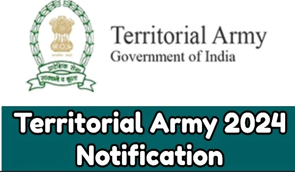 Territorial Army 2024 Notification