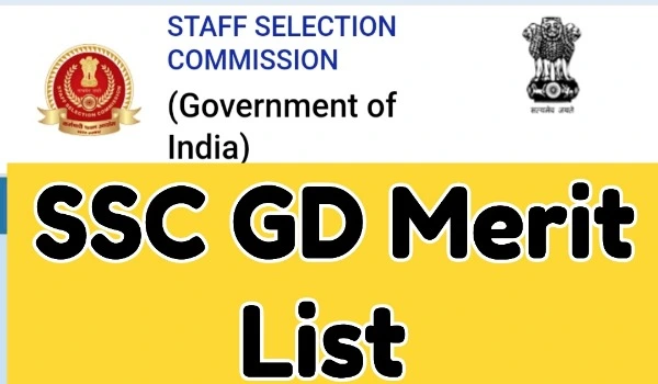 SSC GD Merit List