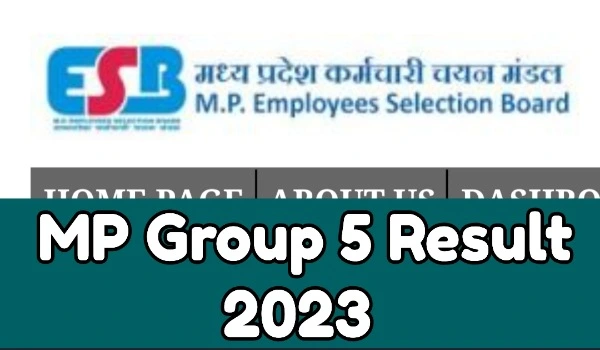 MP Group 5 Result 2023 